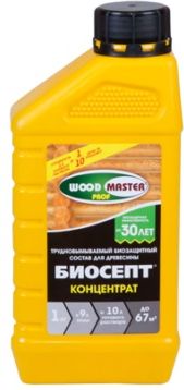 Антисептик концентрат Woodmaster Prof Биосепт, 1 л купить в СОМ