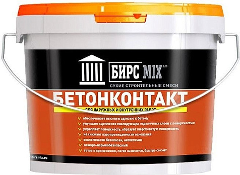 Грунтовка бетонконтакт БИРСMIX, 6 кг купить в СОМ