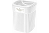 Стакан для зубных щеток Velvet 0.65л белый 90x90x119мм купить в СОМ