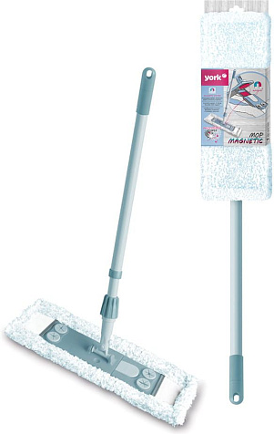 Швабра York Магнетик 17х47см микрофибра ручка телескоп 145см купить в СОМ