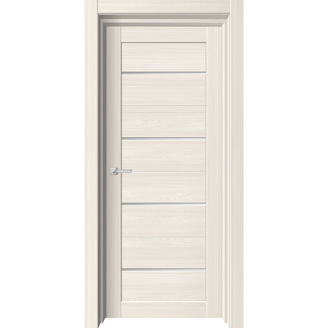 Дверное полотно остеклённое Like сатинат эшвайт, 600х2000мм купить в СОМ