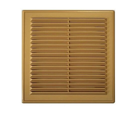 Решетка вентиляционная 2525Р 250х250 бежевая купить в СОМ