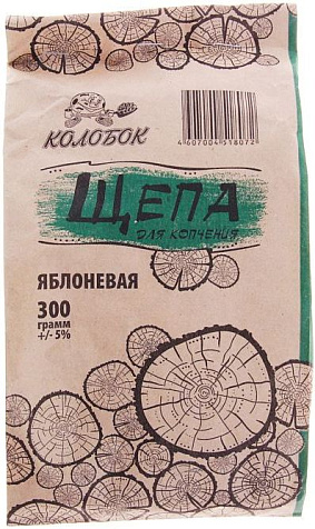 Щепа для копчения Колобок яблоня 300 г купить в СОМ