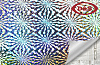 Пленка самоклеящаяся 096LB, голография серебро, 45 см купить в СОМ