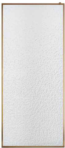 Перегородка душевая Veconi KR81RG-90-06-C8, 90 х200 см, золото профиль, стекло дождь 8 мм купить в СОМ