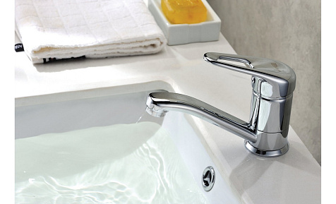 Смеситель для раковины Lemark Luna LM4107C, латунь, хром купить в СОМ