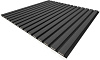 Панель МДФ Акустическая Comfort De Luxe Black Lead 600х600х9 мм купить в СОМ