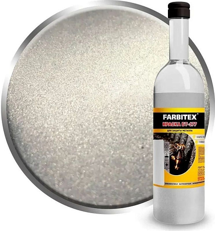 Краска БТ-177 Farbitex, серебрянка, 0.5 л купить в СОМ