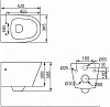 Унитаз подвесной Comforty CF3C797WH, безободковый, торнадо, дюропласт, микролифт купить в СОМ