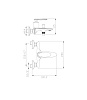 Смеситель для ванны Rossinka RS30-31, хром купить в СОМ
