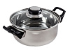 Кастрюля BAK-02  2л ручки бакелит, нержавеющая сталь 522739 купить в СОМ