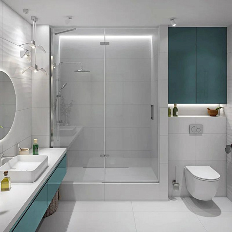 Керамогранит Global Tile Princess  Белый волна, 400х800х8 мм, 4 шт. - 1.28 кв. м GT40805853MR купить в СОМ